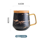 Coffee Mugs Marble Gold Inlay