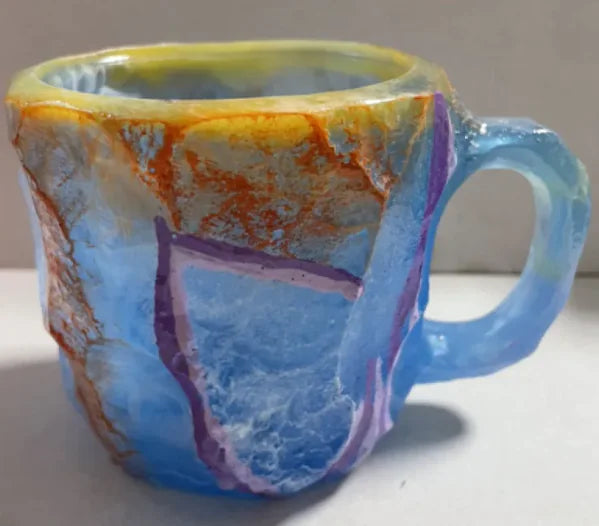 400ml Resin Mineral Crystal Coffee Mugs