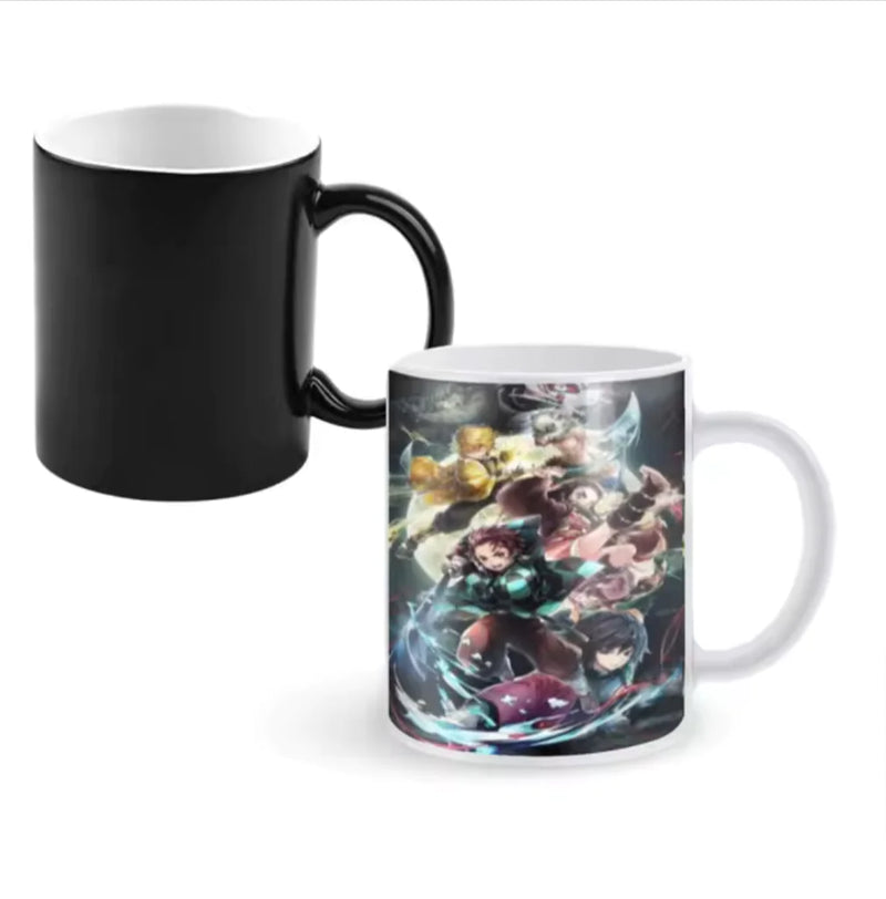 Color-Changing Demon Slayer Anime Coffee Mugs – Unique Gifts for Fans!