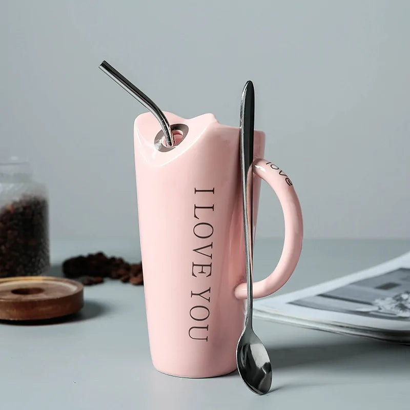 Cute Words Ceramics Mugs