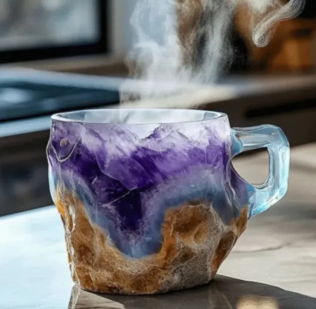 400ml Resin Mineral Crystal Coffee Mugs