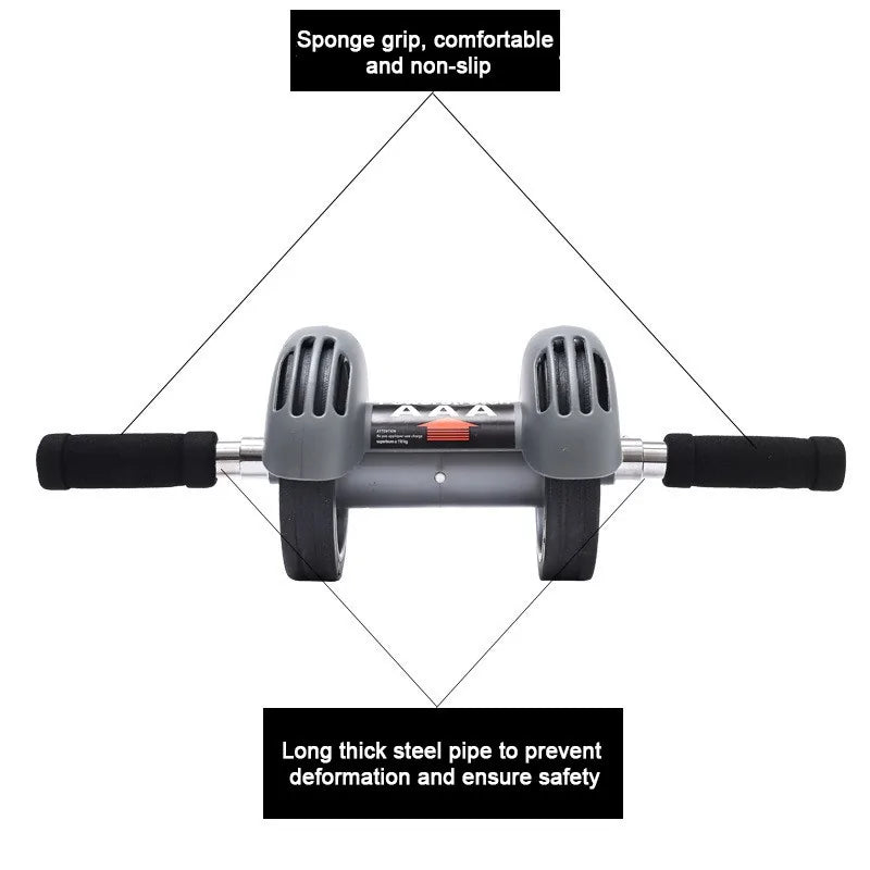 Automatic Rebound Two-Wheeled Abdomen Machine